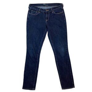 Old Navy The Flirt Mid Rise Skinny Leg Jeans Womens Size 6 Blue Denim